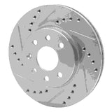 R1 Concepts 2000-2002 Daewoo Nubira Front Left Drilled & Slotted Silver Brake Rotor by R1 Concepts 631-18005L