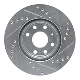 R1 Concepts 2000-2002 Daewoo Nubira Front Left Drilled & Slotted Silver Brake Rotor by R1 Concepts 631-18005L
