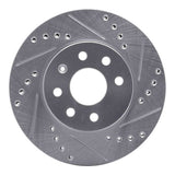 R1 Concepts 2000-2002 Daewoo Nubira Front Right Drilled & Slotted Silver Brake Rotor by R1 Concepts 631-18005R