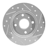 R1 Concepts 1988-1992 Daihatsu Charade Front Left Drilled & Slotted Silver Brake Rotor by R1 Concepts 631-19000L