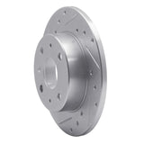 R1 Concepts 1988-1992 Daihatsu Charade Front Right Drilled & Slotted Silver Brake Rotor by R1 Concepts 631-19000R