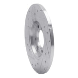 R1 Concepts 1962-1987 Jaguar 3.8 Rear Right Drilled & Slotted Silver Brake Rotor by R1 Concepts 631-20000R