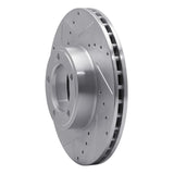 R1 Concepts 1971-1997 Jaguar Vanden Plas Front Left Drilled & Slotted Silver Brake Rotor by R1 Concepts 631-20001L