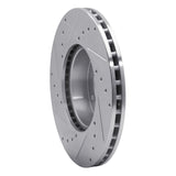 R1 Concepts 1971-1997 Jaguar XJS Front Right Drilled & Slotted Silver Brake Rotor by R1 Concepts 631-20001R