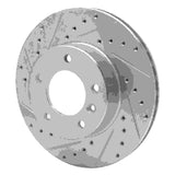 R1 Concepts 1986-1989 Jaguar Vanden Plas Front Left Drilled & Slotted Silver Brake Rotor by R1 Concepts 631-20003L