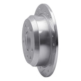 R1 Concepts 1986-1989 Jaguar XJ6 Rear Left Drilled & Slotted Silver Brake Rotor by R1 Concepts 631-20004L