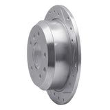 R1 Concepts 1986-1989 Jaguar XJ6 Rear Right Drilled & Slotted Silver Brake Rotor by R1 Concepts 631-20004R
