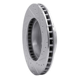 R1 Concepts 1990-1997 Jaguar Vanden Plas Front Left Drilled & Slotted Silver Brake Rotor by R1 Concepts 631-20006L