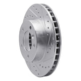 R1 Concepts 1990-1997 Jaguar XJ6 Front Right Drilled & Slotted Silver Brake Rotor by R1 Concepts 631-20006R