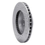 R1 Concepts 1990-1997 Jaguar XJ6 Front Right Drilled & Slotted Silver Brake Rotor by R1 Concepts 631-20006R