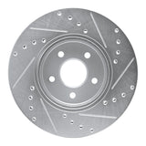 R1 Concepts 2001-2008 Ford Mondeo (Mexico) Front Left Drilled & Slotted Silver Brake Rotor by R1 Concepts 631-20012L