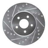 R1 Concepts 2001-2008 Ford Mondeo (Mexico) Front Left Drilled & Slotted Silver Brake Rotor by R1 Concepts 631-20012L
