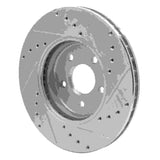 R1 Concepts 2001-2008 Ford Mondeo (Mexico) Front Left Drilled & Slotted Silver Brake Rotor by R1 Concepts 631-20012L
