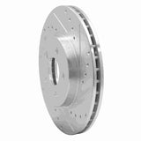 R1 Concepts 2001-2008 Ford Mondeo (Mexico) Front Right Drilled & Slotted Silver Brake Rotor by R1 Concepts 631-20012R