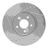 R1 Concepts 2001-2008 Ford Mondeo (Mexico) Front Right Drilled & Slotted Silver Brake Rotor by R1 Concepts 631-20012R