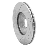 R1 Concepts 2001-2008 Ford Mondeo (Mexico) Front Right Drilled & Slotted Silver Brake Rotor by R1 Concepts 631-20012R