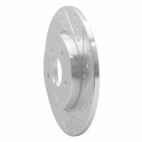 R1 Concepts 2001-2008 Ford Mondeo (Mexico) Rear Right Drilled & Slotted Silver Brake Rotor by R1 Concepts 631-20013R