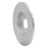 R1 Concepts 2001-2008 Ford Mondeo (Mexico) Rear Right Drilled & Slotted Silver Brake Rotor by R1 Concepts 631-20013R