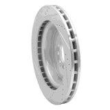 Dynamic Friction 2003-2005 Jaguar Super V8 Front Right Drilled & Slotted Silver Brake Rotor by Dynamic Friction Company 631-20014R