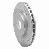R1 Concepts 2000-2006 Jaguar XJR Front Right Drilled & Slotted Silver Brake Rotor by R1 Concepts 631-20016R