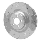Dynamic Friction 2008-2009 Jaguar XKR Right Front Drilled & Slotted Silver Brake Rotor by Dynamic Friction Company 631-20021D