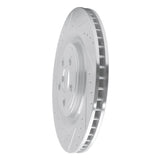 Dynamic Friction 2008-2009 Jaguar XKR Right Rear Drilled & Slotted Silver Brake Rotor by Dynamic Friction Company 631-20023D