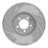 Dynamic Friction 2003-2005 Jaguar Vanden Plas Front Right Drilled & Slotted Silver Brake Rotor by Dynamic Friction Company 631-20030R