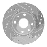 R1 Concepts 1994-2002 Ford Aspire Front Left Drilled & Slotted Silver Brake Rotor by R1 Concepts 631-21000L