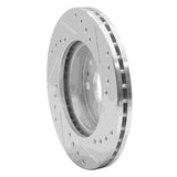 R1 Concepts 1994-2002 Ford Aspire Front Left Drilled & Slotted Silver Brake Rotor by R1 Concepts 631-21000L