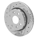 R1 Concepts 1994-2000 Kia Sephia Front Left Drilled & Slotted Silver Brake Rotor by R1 Concepts 631-21001L