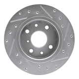 R1 Concepts 1994-2000 Kia Sephia Front Left Drilled & Slotted Silver Brake Rotor by R1 Concepts 631-21001L