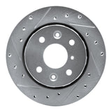 R1 Concepts 1994-2000 Kia Sephia Front Left Drilled & Slotted Silver Brake Rotor by R1 Concepts 631-21001L