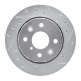 R1 Concepts 1994-2000 Kia Spectra Front Right Drilled & Slotted Silver Brake Rotor by R1 Concepts 631-21001R