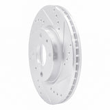 R1 Concepts 1995-1997 Kia Sephia Rear Right Drilled & Slotted Silver Brake Rotor by R1 Concepts 631-21002R