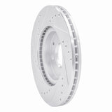 R1 Concepts 1995-1997 Kia Sephia Rear Right Drilled & Slotted Silver Brake Rotor by R1 Concepts 631-21002R