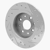 R1 Concepts 1998-2003 Kia Spectra Rear Left Drilled & Slotted Silver Brake Rotor by R1 Concepts 631-21003L