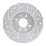 R1 Concepts 1998-2003 Kia Spectra Rear Right Drilled & Slotted Silver Brake Rotor by R1 Concepts 631-21003R