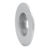 R1 Concepts 1998-2003 Kia Spectra Rear Right Drilled & Slotted Silver Brake Rotor by R1 Concepts 631-21003R