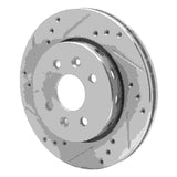 R1 Concepts 2001-2003 Kia Spectra Front Left Drilled & Slotted Silver Brake Rotor by R1 Concepts 631-21004L