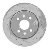 R1 Concepts 2001-2003 Kia Sephia Front Right Drilled & Slotted Silver Brake Rotor by R1 Concepts 631-21004R