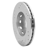 R1 Concepts 2001-2003 Kia Sephia Front Right Drilled & Slotted Silver Brake Rotor by R1 Concepts 631-21004R
