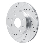 R1 Concepts 1994-2000 Kia Spectra Front Left Drilled & Slotted Silver Brake Rotor by R1 Concepts 631-21005L