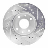 R1 Concepts 1994-2000 Kia Spectra Front Left Drilled & Slotted Silver Brake Rotor by R1 Concepts 631-21005L