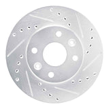 R1 Concepts 1994-2000 Kia Sephia Front Right Drilled & Slotted Silver Brake Rotor by R1 Concepts 631-21005R