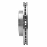 Dynamic Friction 2003-2005 Kia Rio Front Left Drilled & Slotted Silver Brake Rotor by Dynamic Friction Company 631-21006L