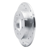Dynamic Friction 2004-2009 Kia Spectra Rear Right Drilled & Slotted Silver Brake Rotor by Dynamic Friction Company 631-21008R
