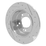 Dynamic Friction 2007-2012 Kia Rondo (Canada) Rear Left Drilled & Slotted Silver Brake Rotor by Dynamic Friction Company 631-21010L