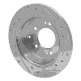 Dynamic Friction 2010-2013 Kia Soul Rear Left Drilled & Slotted Silver Brake Rotor by Dynamic Friction Company 631-21013L