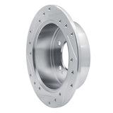 Dynamic Friction 2010-2013 Kia Forte Rear Right Drilled & Slotted Silver Brake Rotor by Dynamic Friction Company 631-21013R