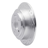 Dynamic Friction 2004-2006 Kia Amanti Rear Left Drilled & Slotted Silver Brake Rotor by Dynamic Friction Company 631-21017L